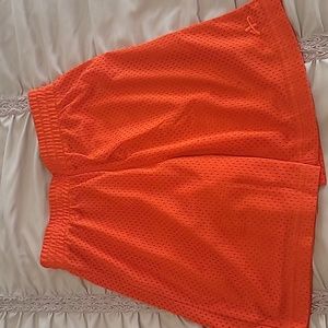 Kids small orange Atheltech orange shorts